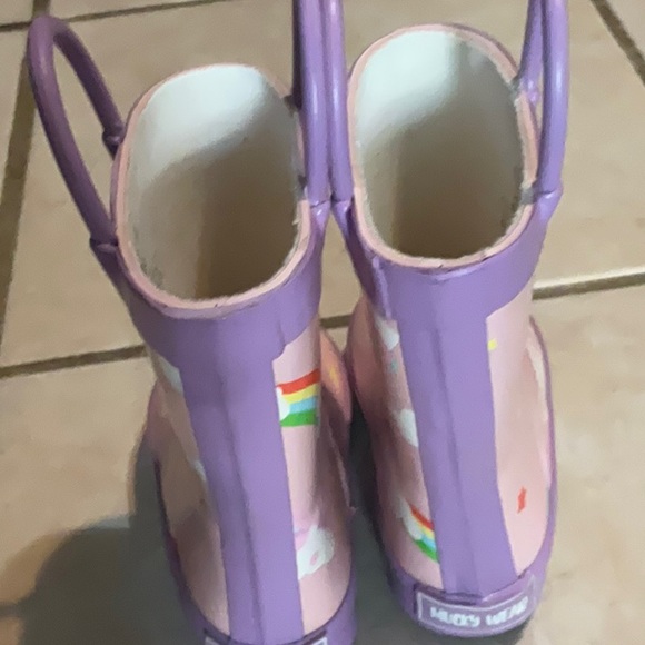 Mucky Wear Pink and Purple Rain Boots - Picture 8 of 10